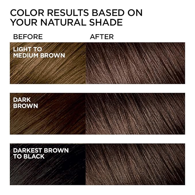 L'Oreal Paris Feria Multi-Faceted Shimmering Permanent Hair Color 40 Espresso Hair Dye Kit Pack of 2