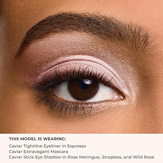 Laura Mercier Caviar Stick Cream Eyeshadow: Shimmer and Matte Finishes 24HR Wear Long Lasting Rich Color Easily Blendable and Buildable Waterproof Hyaluronic Acid Infused