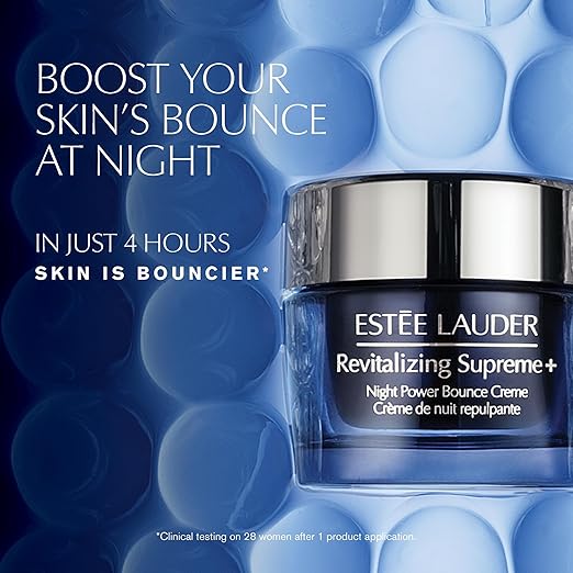 Est?e Lauder Revitalizing Supreme+ Night Power Bounce Cream | Face Moisturizer with Peptides | Firms Lifts &amp Plumps Skin