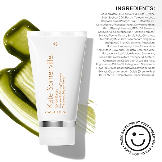 Kate Somerville ExfoliKate Intensive Exfoliating Treatment ? Salicylic Acid and Lactic Acid Super Facial Scrub Improves Texture and Pores