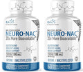 Neuro NAC Supplement N-Acetyl Cysteine Ethyl Ester (Pack of 2) - 20x More Bioavailable Than NAC 600 mg - Boost Glutathione 20x - 30x More - N Acetyl Cysteine Ethyl Ester - NACET (120 Capsules) - Nutri