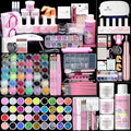 SAVILAND Acrylic Nail Kit ? Nails Kit Acrylic Set with Nail Drill Brushes Gel Polish Clear Nails Tips Nail Art Tools Nail Stuff for Starters DIY Christmas Gift