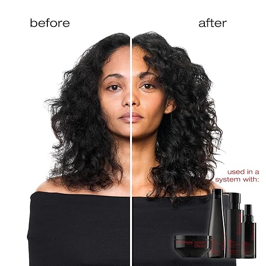 shu uemura art of hair Ashita Supreme Smoothing Treatment Mask - Adds Shine Reduces Frizz Strengthens Strands Prevents Breakage For All Hair Types 6 Fl Oz