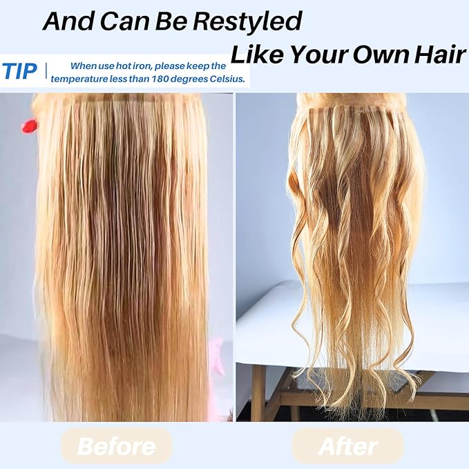 Auburn Mini Tape in Hair Extensions Human Hair Invisible Reusable Red Brown Remy Hair Extensions Real Human Hair Tape Ins 18 Inch