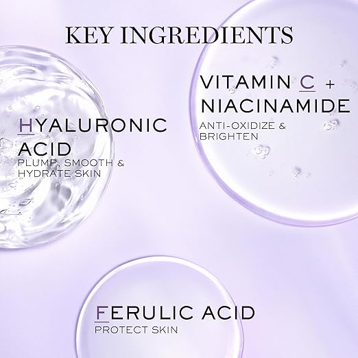 Lanc?me R?nergie H.C.F. Triple Serum - Hyaluronic Acid Serum for Visible Correction of Anti Aging Signs &amp Dark Spots - With Vitamin C+ Niacinamide &amp Ferulic Acid