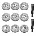 RMS8101 Replacement Blades for Men's Electric Shaver RMS7109 9PCS RMS8101 Blades for Electric Razor for Men 2 Cleaning Brush