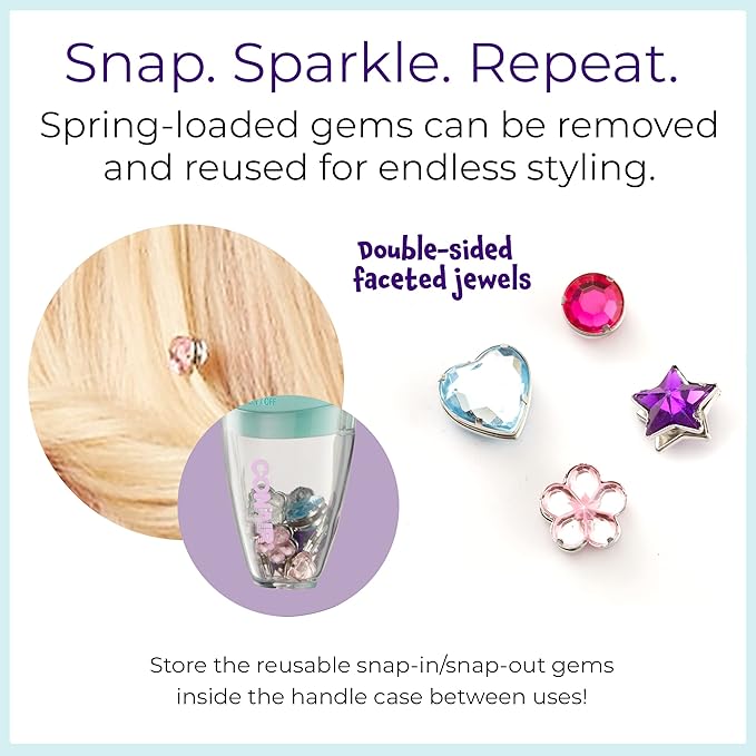 Conair Quick Gems Hair Jeweler - Add Sparkle to Your Hair Easily