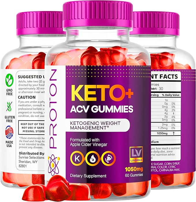 (3 Pack) Proton Keto ACV Gummies Proton Keto Plus ACV Gummies 1050MG Proton Keto Keto ACV Gummies Advanced Proton Apple Cider Vinegar Support Proton Keto ACV Gummy Reviews 180 Gummies