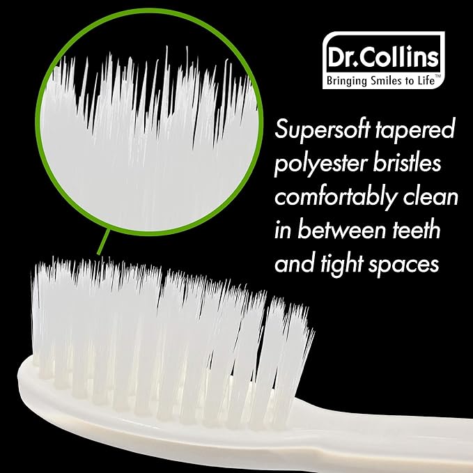 Dr. Collins Perio Toothbrush 3 Pack (Colors Vary) (Qty. 12 Pack of 4)