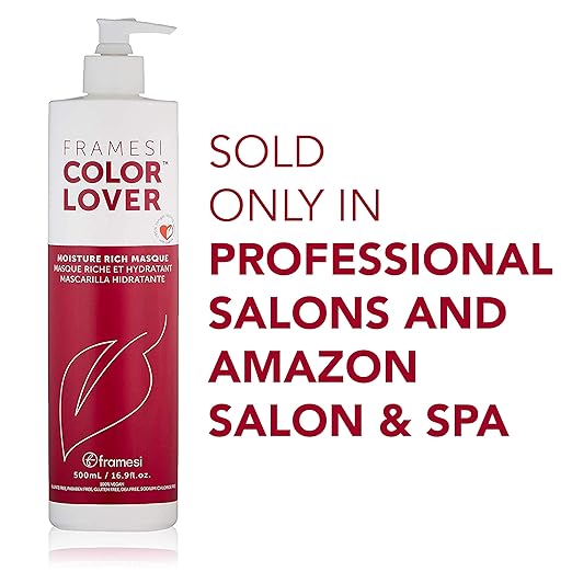 Framesi Color Lover Moisture Rich Masque Sulfate Free Hair Mask for Color Treated Hair