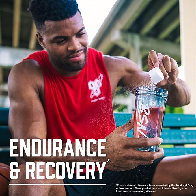 BSN Amino X Muscle Recovery &amp Endurance Powder with BCAAs 10 Grams of Amino Acids Keto Friendly Caffeine-Free Support Endurance Zero Sugar Blue Raz 30 servings 15.34 Ounce (Packaging May V