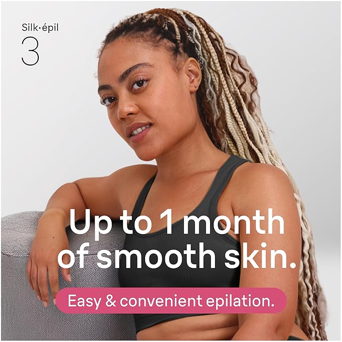 Braun Epilator Silk-epil 3 3-270 Hair Removal Device Epilator for Women Shaver &amp Trimmer Hair Removal