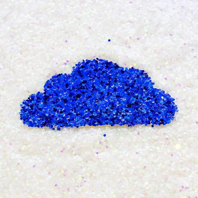 BAZIC Products Glitter Shaker 1 LB Iridescent Metallic Color Sparkling Powder in Large Jar for Slime Paints Crafts Nail Art Polish Skin Halloween Party 12-Pack