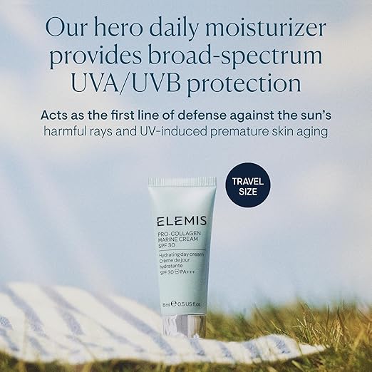 ELEMIS Pro-Collagen Marine Cream SPF 30 Lightweight Anti-Wrinkle Daily Facial Moisturizer