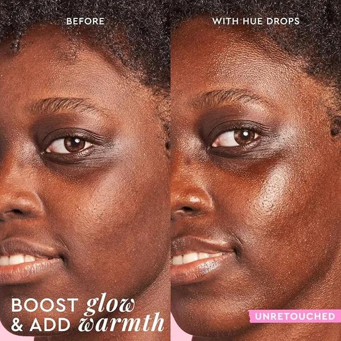 Glow Recipe Hue Drops Tinted Face Serum - Bronzing Drops to Brighten &amp Hydrate - Skincare Makeup Primer &amp Liquid Highlighter to Blur Pores for a Radiant Even Skin Tone - Sunglow (40ml)