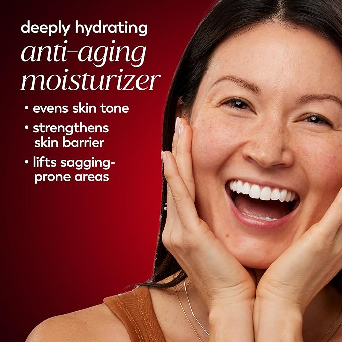 Olay Niacinamide Face Moisturizer Firming Cream for Women Non-Greasy - Anti-Wrinkle Anti-Aging Hydrating Renewing Stronger Skin Barrier Smooths - Peptides 1.7 Oz