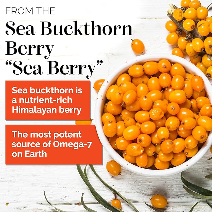 Sibu Hydrating Facial Serum Made From Premium Sea Buckthorn Oil &amp Hyaluronic Acid (1oz) ? Hydrates Dry Skin Brightens Complexion &amp Reduces Blemishes