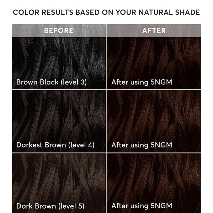 Madison Reed Radiant Hair Color Kit | 5NGM Dark Cinnamon Brown with Gold Mahogany Tones (Catania Brown) for 100% Gray Hair Coverage | Dimensional Permanent Hair Dye | PPD-Free &amp Ammonia-Free | 2 P