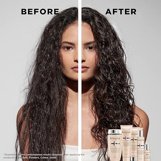 Kerastase Curl Manifesto Beurre Haute Nutrition Strenghening Hair Mask For All Wavy Curly and Coily Hair - Prevents Breakages Softens and Adds Shine 6.8 Fl Oz