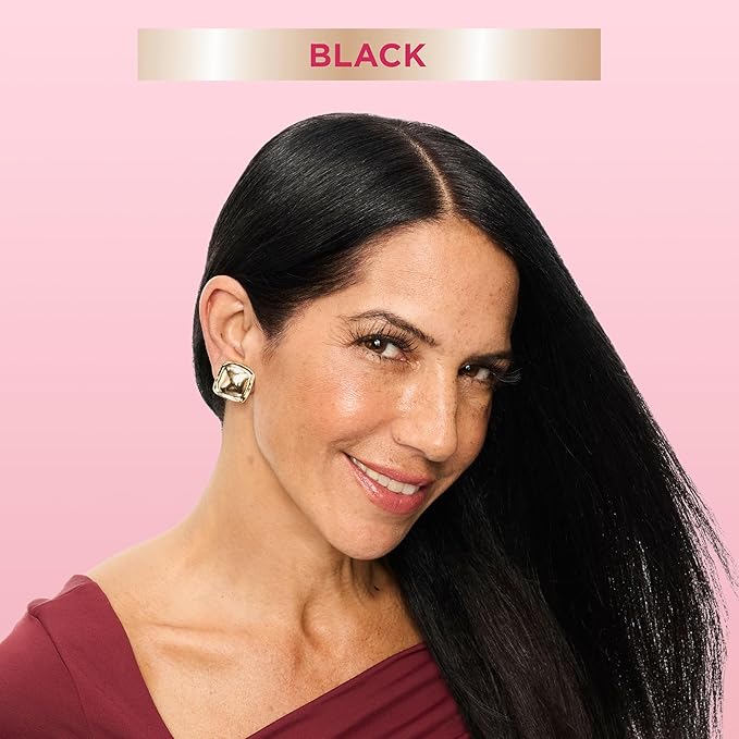 Garnier Color Sensation Color Retouch Demi Permanent Hair Dye for Roots with 100% Gray Coverage Black Hair Dye 1.0 Pack of 6