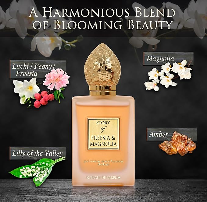 Prince Parfums Dubai ? Women?™s Discovery Kit ? 4 Luxury Extrait de Parfum &amp 1 Eau de Parfum Sprays 10ml Each ? Al Hayat Vanille Patchouli Freesia Magnolia Gourmand Vanilla Amber Floral Gift Se