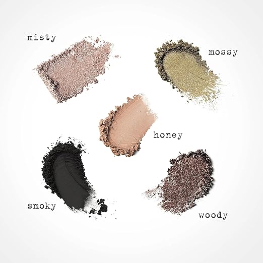 stila Pocket Play??Eye Shadow Palette | 5 Silky Powder Shades for Eyes Face Highlight &amp Contour | Compact Travel-Friendly Blendable Formula | Matte &amp Shimmer Neutral &amp Bold Tones