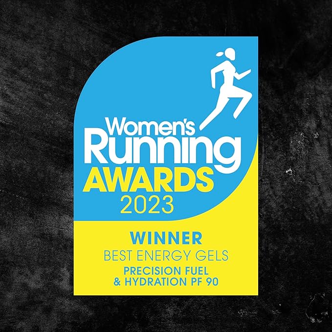 Precision Fuel PF90 Energy Gels - Mild Flavour Running Gels for Endurance Athletes 90g Carbohydrate Easy-to-Digest Perfect for Running &amp Long-Duration Sports 153g (Pack of 10)