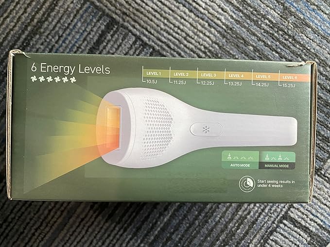IPL Laser Hair Removal Painless Hair Remover for Women &amp Men Ideal for Armpits Legs Face &amp Bikini At-Home Long-Lasting Hair Reduction