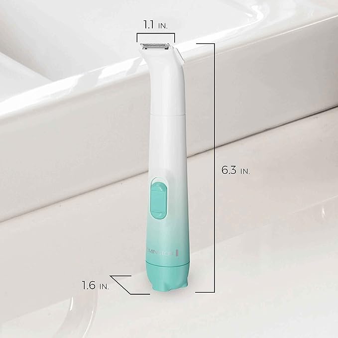 Remington Smooth &amp Silky Body &amp Bikini Kit Cordless bikini trimmer and shaver for women Waterproof for grooming in the shower White/Green