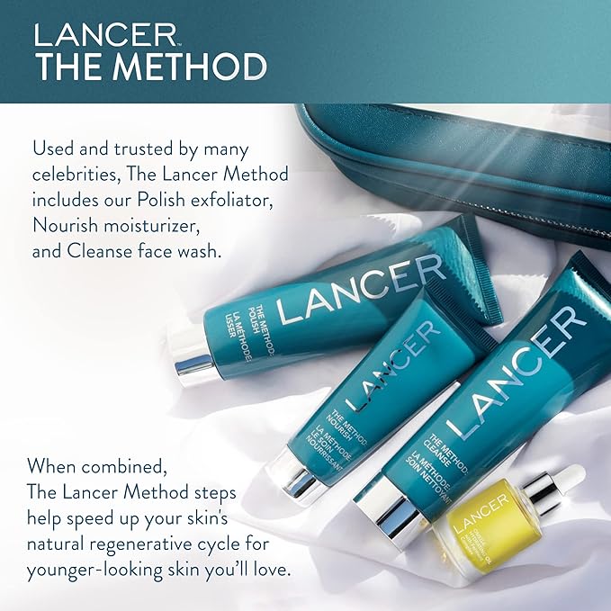 Lancer Skincare Omega Hydrating Oil with Ferment Complex Daily Facial-Oil Moisturizer Serum with Turmeric 1 Fluid Ounce