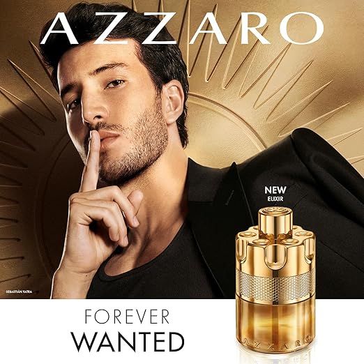 Azzaro - Forever Wanted Elixir - Mens Cologne Set ($215 Value)- With Notes of Raspberry Cardamom and Leather Accord - Full Size 3.33 Fl Oz &amp 2 Travel Size Fragrances 0.3 Fl Oz Each
