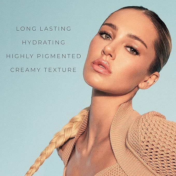 Rinna Beauty Lip Kit - Rodeo Drive - All in One Perfect Rose Lip Color - Includes Lipstick Lip Gloss and Lip Liner - Vegan Formula Long-lasting Anti-Aging Moisturizing Cruelty-Free - 1 each