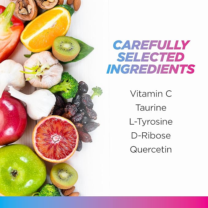Livingood Daily Electrolytes Powder Electrolytes Hydration Powder with Vitamin C Taurine D Ribose &amp FOS Sugar Free Electrolyte Drink Mix Keto Gluten Free Strawberry Lemonade 30 Servings