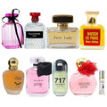 8-Piece Women's Perfume Collection with 10ml Rollerball EDP Set Variety of Long Lasting Fragrances for Women (combo J)