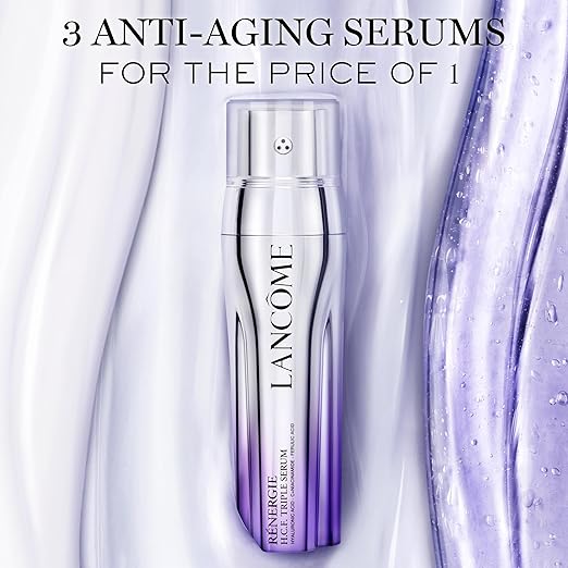 Lanc?me R?nergie H.C.F. Triple Serum - Hyaluronic Acid Serum for Visible Correction of Anti Aging Signs &amp Dark Spots - With Vitamin C+ Niacinamide &amp Ferulic Acid