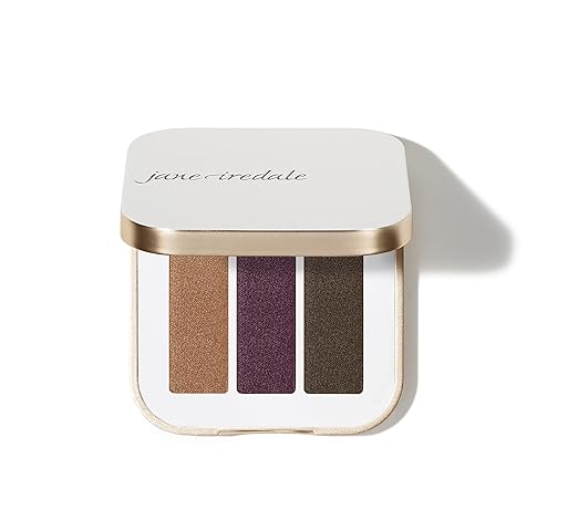 jane iredale PurePressed Eye Shadow Triple Highly Pigmented Mineral Based Eye Color Long Lasting &amp Crease Resistant Formula Safe for Sensitive Eyes