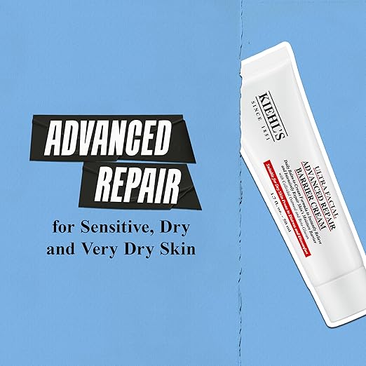 Kiehl's Ultra Facial Advanced Repair Barrier Cream Intensive Treatment Relieves Dry + Sensitive Skin Rapidly Reduces Redness and Soothes Fast-Absorbing Breathable Formula Paraben-Free - 1.7 fl oz