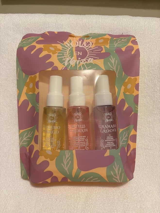 New 3 piece body spray gift set