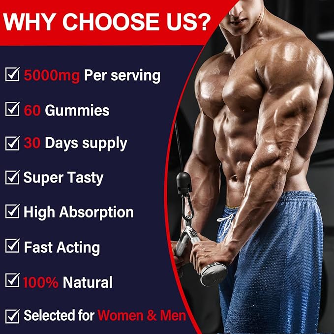 Creatine Monohydrate Gummies for Women &amp Men Taurine &amp B6 Chewable Creatina Pre Workout Gummies for Max Strength &amp Muscle Growth Energy Endurance Creatine for Men &amp Women - 1 Pack