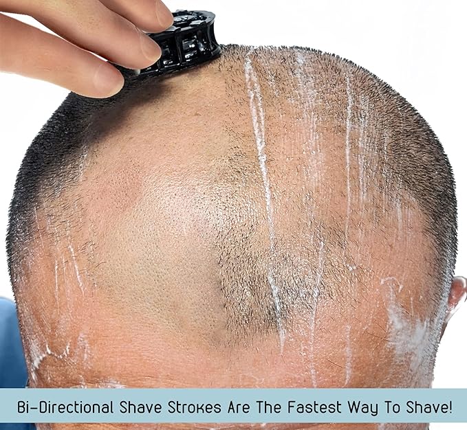 Premium OmniShaver Special - Free Hot Water Tong! Fastest Way to Shave Head Legs Arms Body | an Alternative to Disposable Shaving Razors Self Cleans &amp Strops During Use