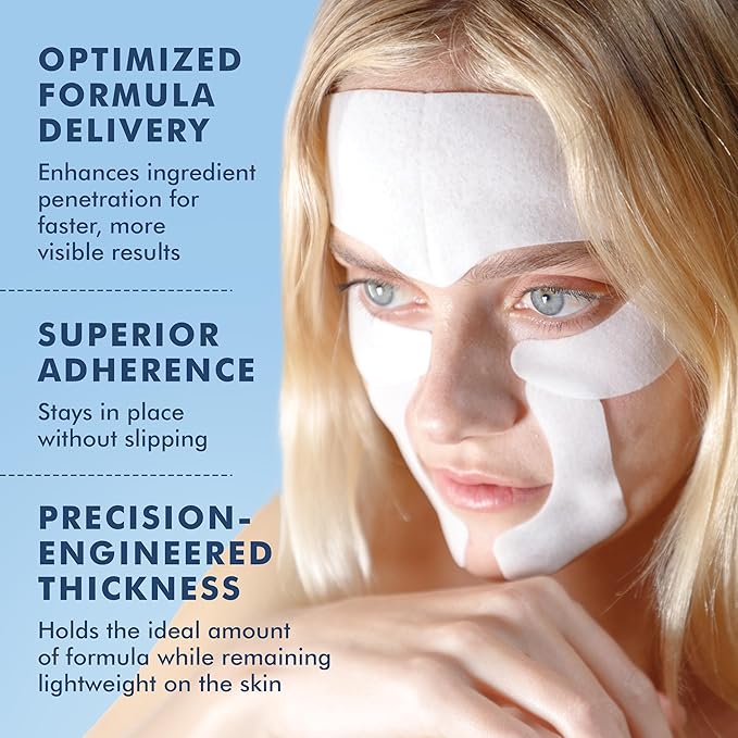 skyn ICELAND Facelift in-a-Bag Firming Hydrogel Masks for Forehead Smile Lines and Under Eyes. Cooling Gel Facial Patches with Peptides and Coenzyme Q10. Treatment for All Skin Types Vegan 6 Pcs.