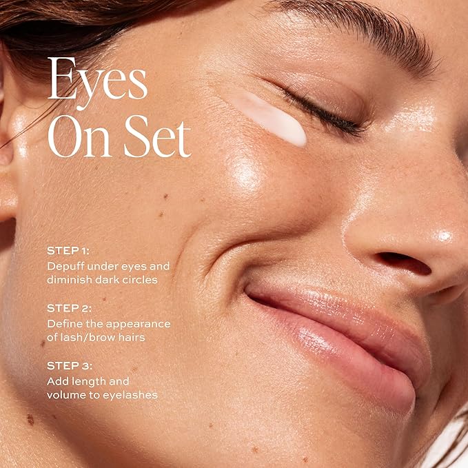 DIME Beauty Eyes On Set ($84 Value) - Includes Luminosity Eye Serum (15mL) Volume Mascara (8G) Boost Duo (3mL)