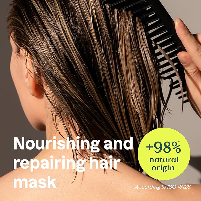 ATTITUDE Repairing Hair Mask Nourishes and Improves Hair's Appearance Fabulous Oils Blend Abyssinian Oil Argan Oil Shea Butter Vegan Hair Care Pink Argan Scent 5 Fl Oz