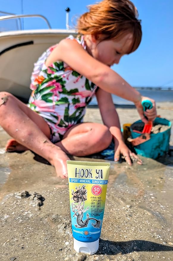 Hawaii Reef Compliant Non-Nano Mineral Sunscreen 3oz Travel Size (2) Pack 6oz Total UVA/UVB Protection Octinoxate-Oxybenzone Free No Fragrance PABA-Paraben free Made in USA