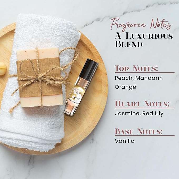 MOBETTER FRAGRANCE OILS Women's Perfume Body Oil Bundle - Set of 4 Roll-On | Jimmy Choose You Chose To Want Only You Loves Blossoms Loves Vanilla | Long Lasting Travel Friendly Alcohol-Free