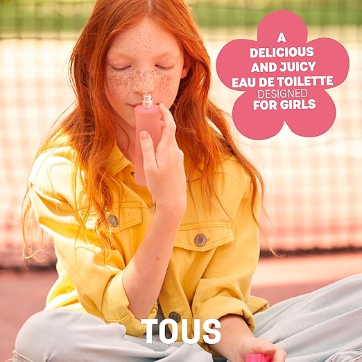 TOUS Eau de Toilette for Boys and Girls Gentle on Children's Sensitive Skin and Ideal for Everyday Use 3.4 Fl Oz