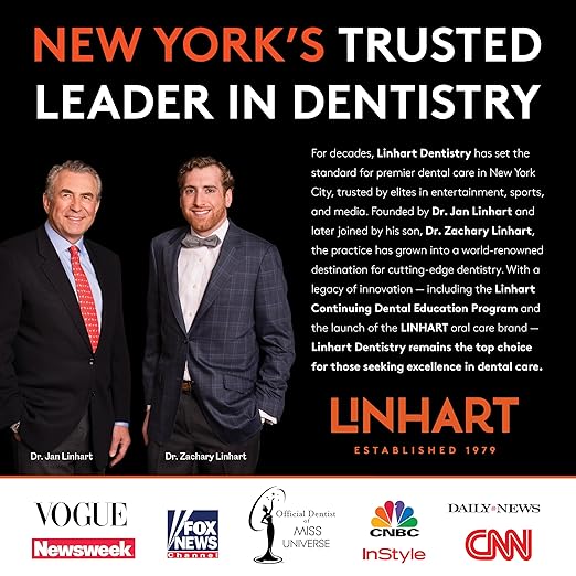 Linhart Teeth Whitening Pen ? Professional Strength Gel for a Brighter Smile ? Fast Safe and Easy-to-Use Whitening ? No Sensitivity ? Compact &amp Travel-Friendly ? 30+ Applications