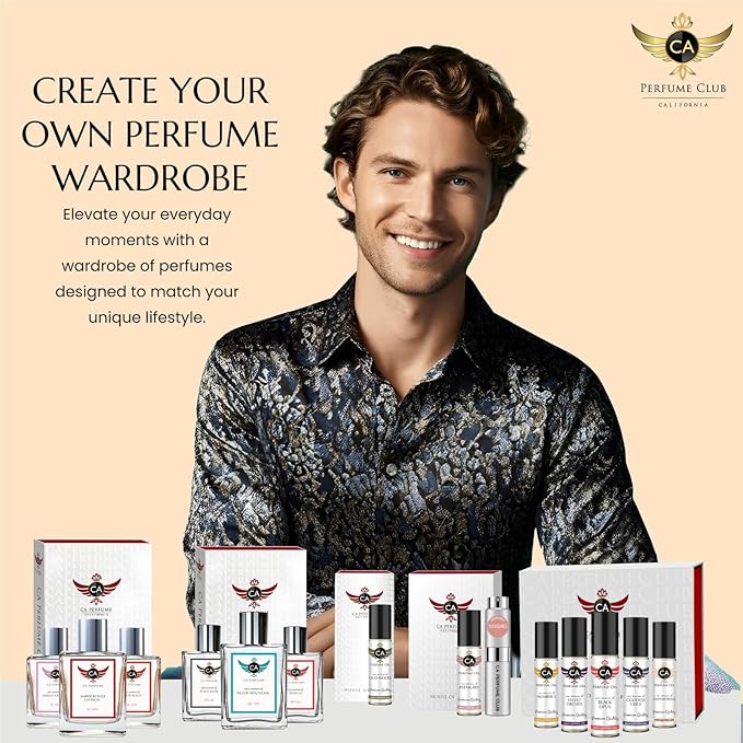 CA Perfume Duo Impression of Jimi Choux For Women Perfume Layering Set Long Lasting Travel Size EDP + Body Oil Roll-On Bottle 0.27 Fl Oz+0.33 Fl Oz
