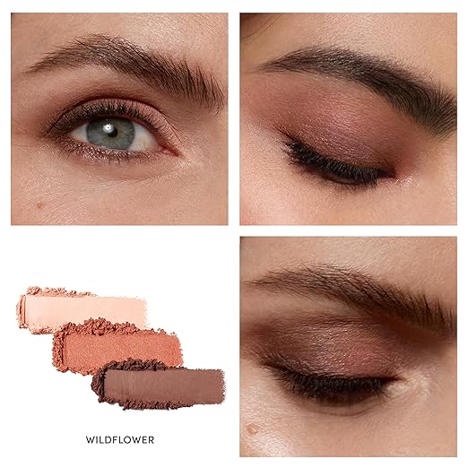 jane iredale PurePressed Eye Shadow Triple Highly Pigmented Mineral Based Eye Color Long Lasting &amp Crease Resistant Formula Safe for Sensitive Eyes
