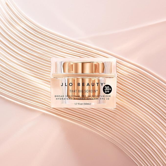 JLO BEAUTY Broad Spectrum SPF 30 Face Moisturizer Lightweight Sunscreen to Wear Under Make Up Daily Hydrating Face Lotion for Women With Hyaluronic Acid &amp Antioxidants That Big Screen 1.7 FL O
